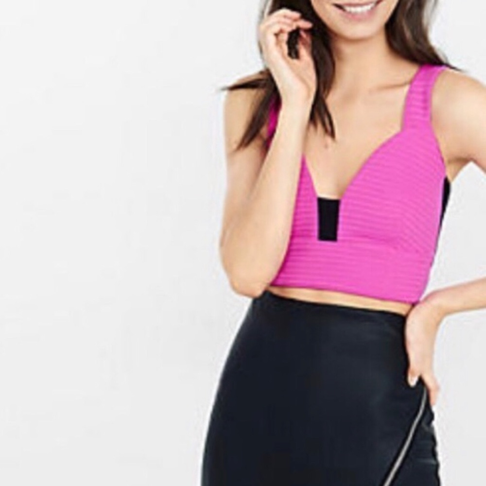 Pink Crop Top
